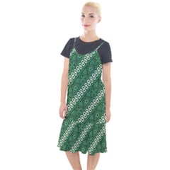 Batik-green Camis Fishtail Dress by nateshop