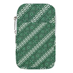 Batik-green Waist Pouch (small) by nateshop