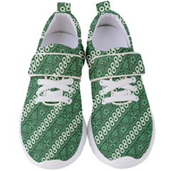 Batik-green Women s Velcro Strap Shoes