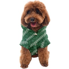 Batik-green Dog Coat