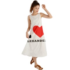 I Love Alexander Summer Maxi Dress by ilovewhateva