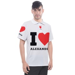 I Love Alexander Men s Polo Tee by ilovewhateva