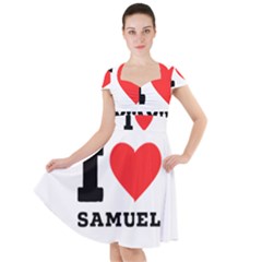 I Love Samuel Cap Sleeve Midi Dress by ilovewhateva