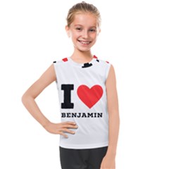 I Love Benjamin Kids  Mesh Tank Top by ilovewhateva