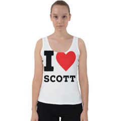 I Love Scott Velvet Tank Top by ilovewhateva