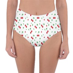 Cherries Reversible High-waist Bikini Bottoms by nateshop