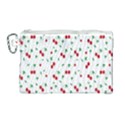 Cherries Canvas Cosmetic Bag (Large) View1