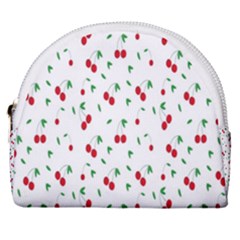 Cherries Horseshoe Style Canvas Pouch by nateshop