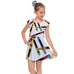 Crayons Kids  Cap Sleeve Dress by nateshop