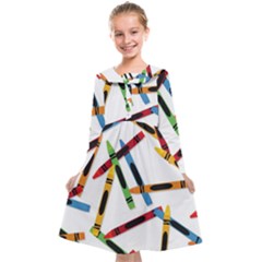 Crayons Kids  Midi Sailor Dress by nateshop