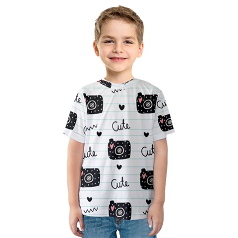 Cute-cutes Kids  Sport Mesh Tee by nateshop