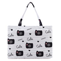 Cute-cutes Zipper Medium Tote Bag