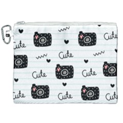 Cute-cutes Canvas Cosmetic Bag (xxl) by nateshop