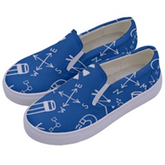 Education Kids  Canvas Slip Ons by nateshop