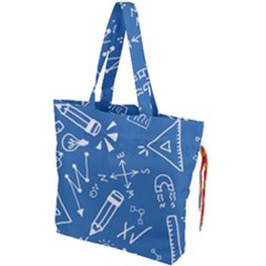 Education Drawstring Tote Bag by nateshop