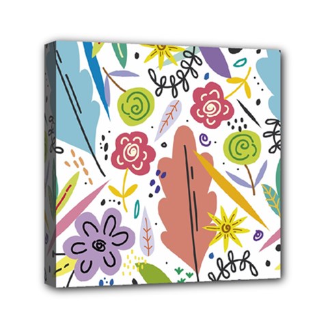 Flowers-101 Mini Canvas 6  X 6  (stretched) by nateshop