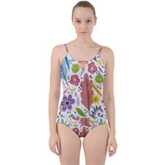 Flowers-101 Cut Out Top Tankini Set by nateshop