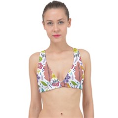 Flowers-101 Classic Banded Bikini Top