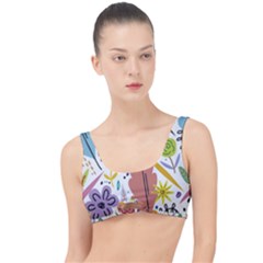 Flowers-101 The Little Details Bikini Top