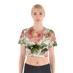 Flowers-102 Cotton Crop Top