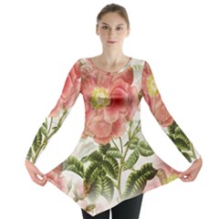 Flowers-102 Long Sleeve Tunic 