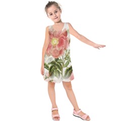 Flowers-102 Kids  Sleeveless Dress