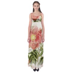 Flowers-102 Empire Waist Maxi Dress