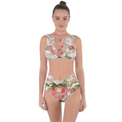 Flowers-102 Bandaged Up Bikini Set 
