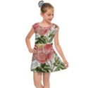 Flowers-102 Kids  Cap Sleeve Dress View1