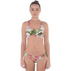 Flowers-102 Cross Back Hipster Bikini Set