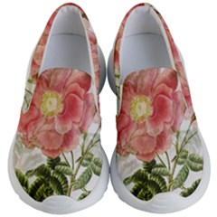 Flowers-102 Kids Lightweight Slip Ons