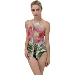 Flowers-102 Go With The Flow One Piece Swimsuit by nateshop