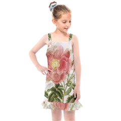 Flowers-102 Kids  Overall Dress