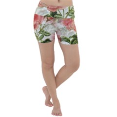 Flowers-102 Lightweight Velour Yoga Shorts by nateshop