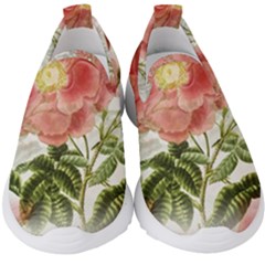 Flowers-102 Kids  Slip On Sneakers