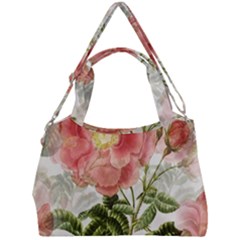 Flowers-102 Double Compartment Shoulder Bag