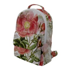 Flowers-102 Flap Pocket Backpack (large)