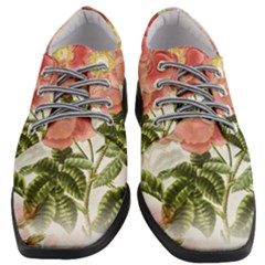 Flowers-102 Women Heeled Oxford Shoes