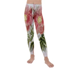 Flowers-102 Kids  Lightweight Velour Leggings