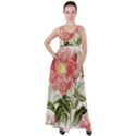 Flowers-102 Empire Waist Velour Maxi Dress View1