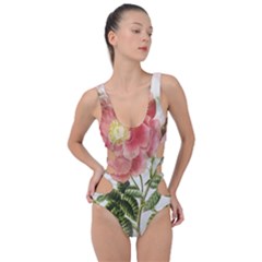 Flowers-102 Side Cut Out Swimsuit