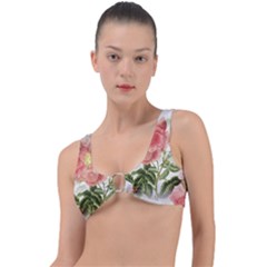 Flowers-102 Ring Detail Bikini Top