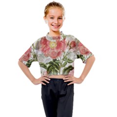 Flowers-102 Kids Mock Neck Tee