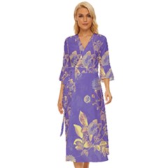 Flowers-103 Midsummer Wrap Dress