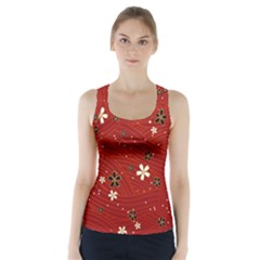 Flowers-106 Racer Back Sports Top by nateshop
