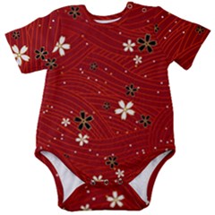 Flowers-106 Baby Short Sleeve Bodysuit