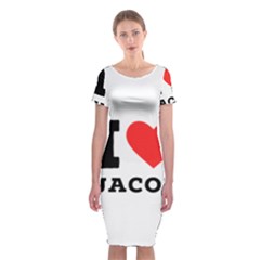 I Love Jacob Classic Short Sleeve Midi Dress by ilovewhateva