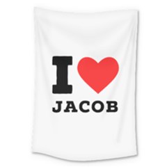 I Love Jacob Large Tapestry