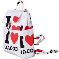 I Love Jacob Buckle Everyday Backpack by ilovewhateva