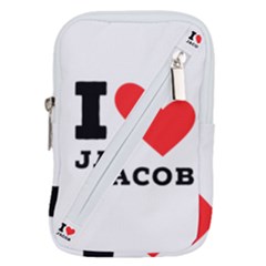 I Love Jacob Belt Pouch Bag (small) by ilovewhateva